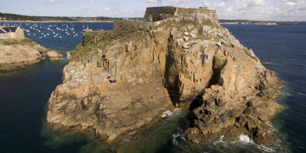 Vue de coté drone